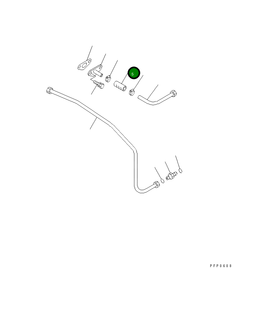 Шланг CU3065697 Komatsu