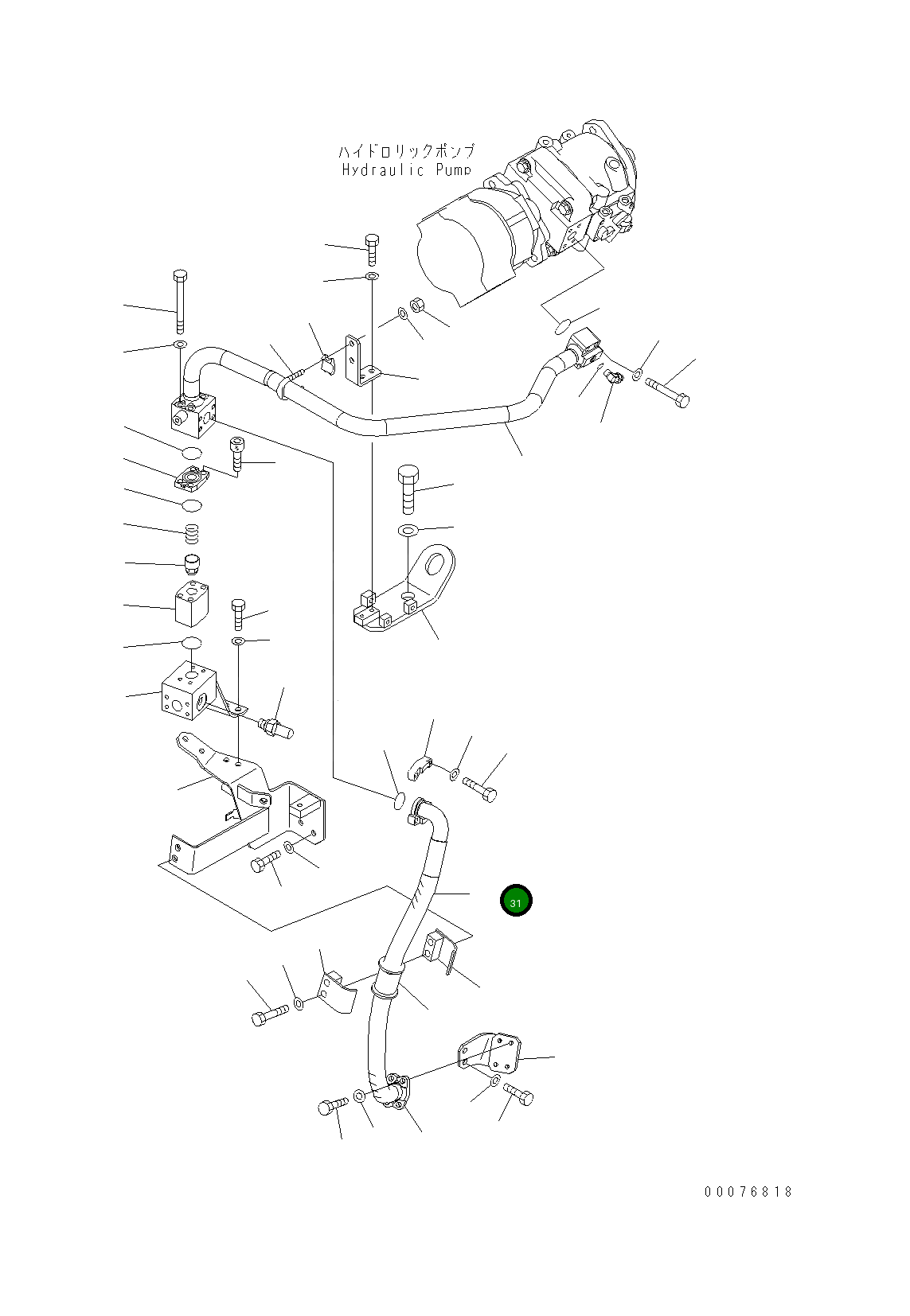 Шланг 421-62-44321 Komatsu