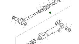 Втулка 500466169 Komatsu