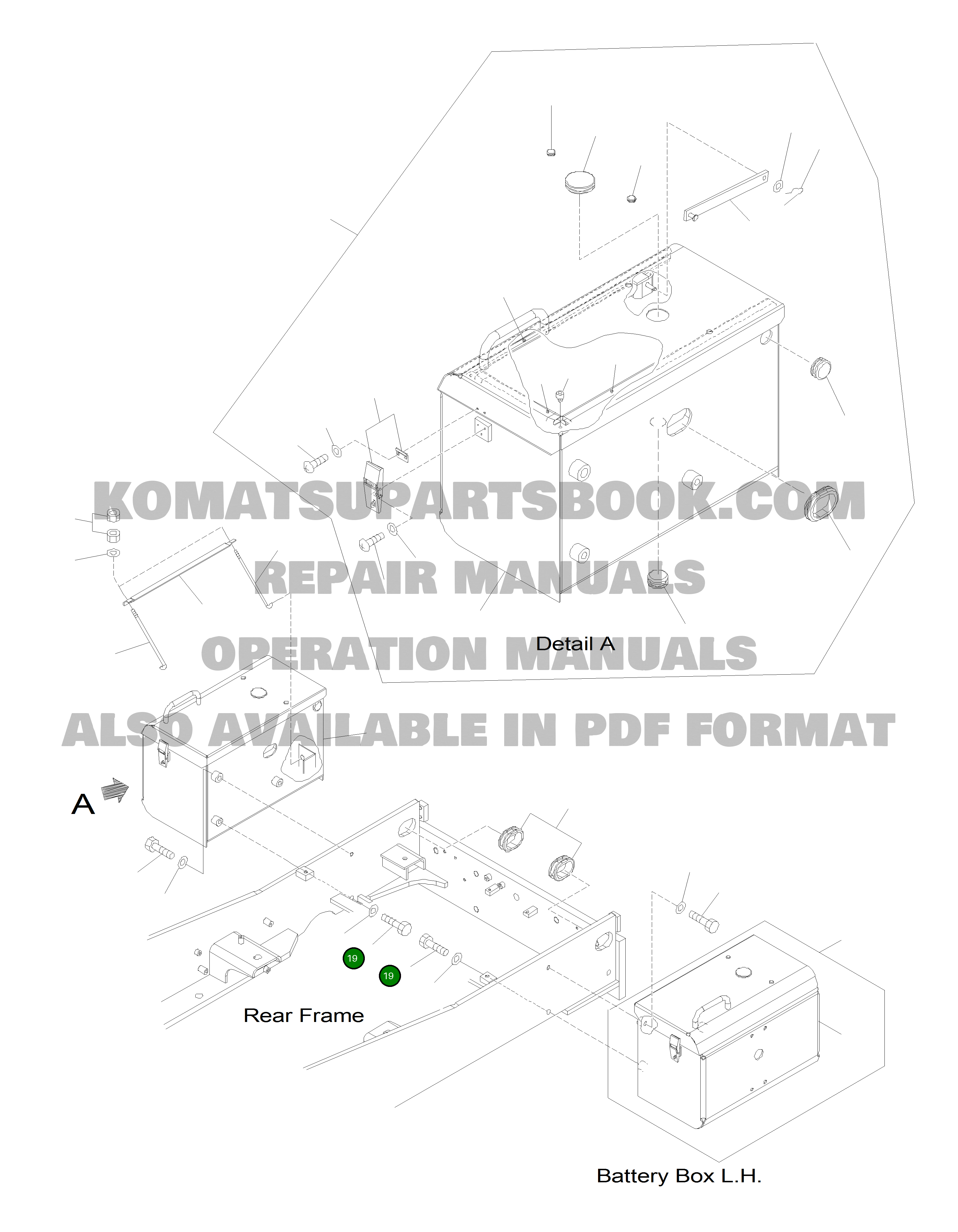 Винт 01643-81650 Komatsu