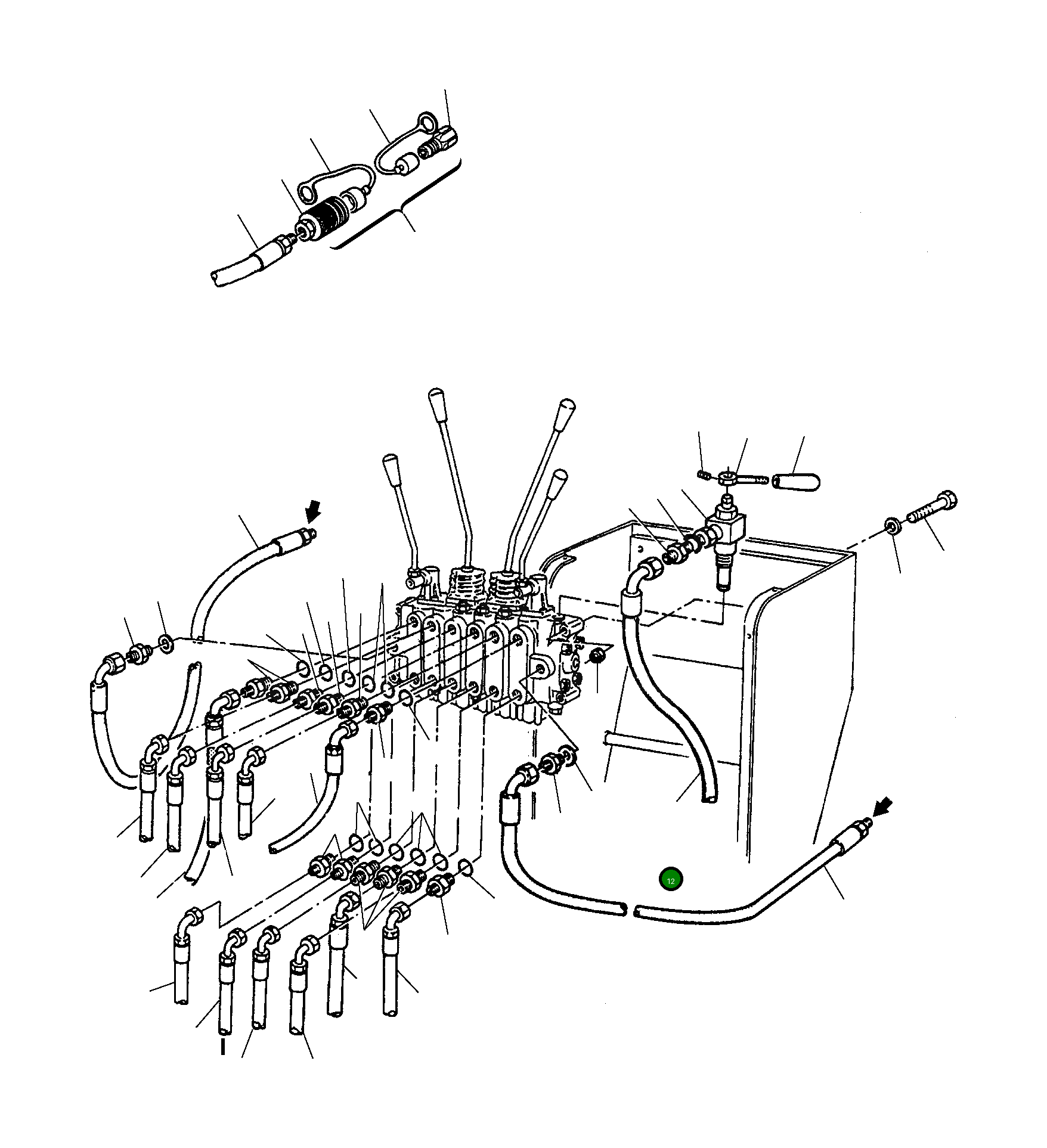 Шланг UE2511056 Komatsu