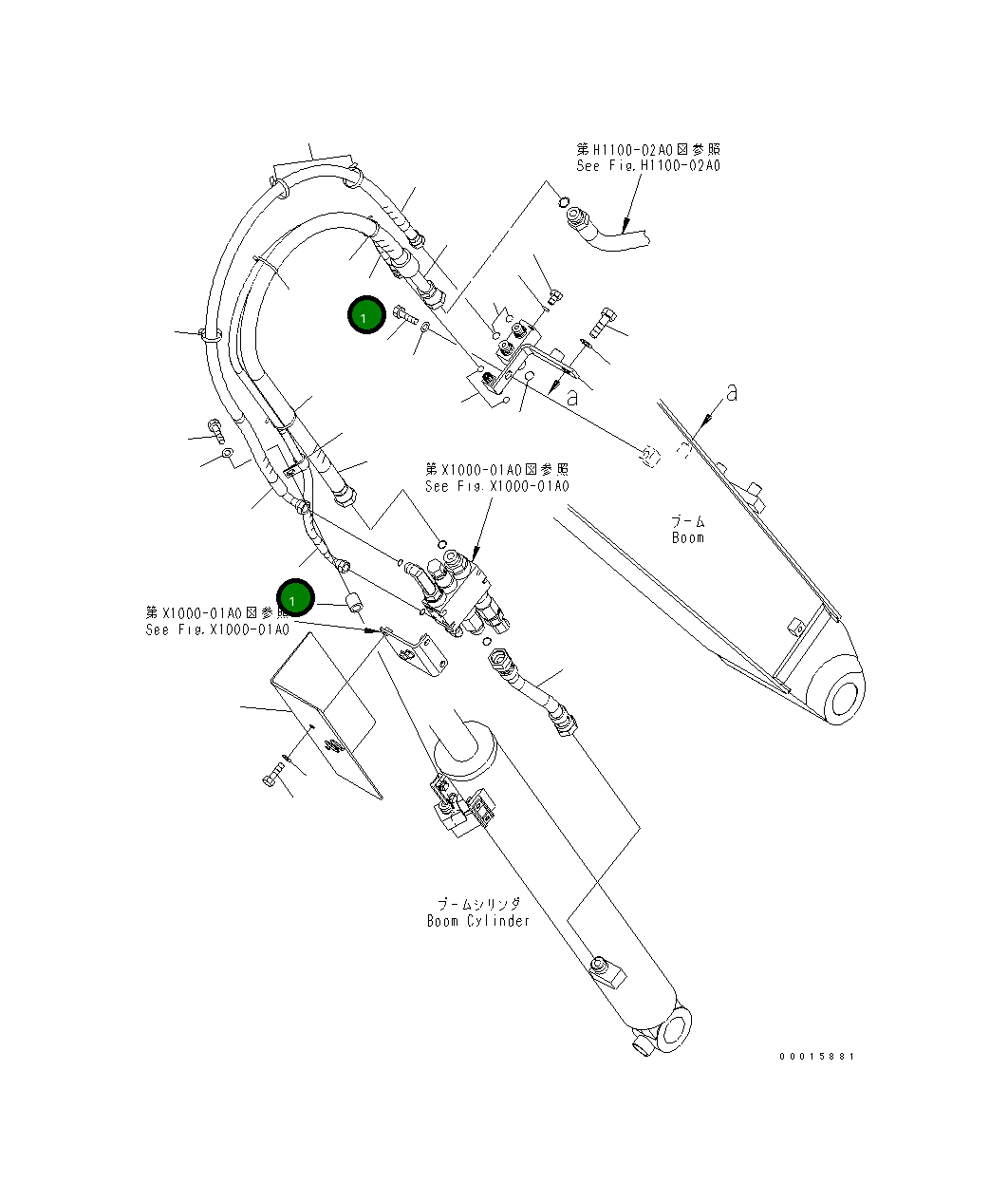 Шланг 22M-62-22410 Komatsu