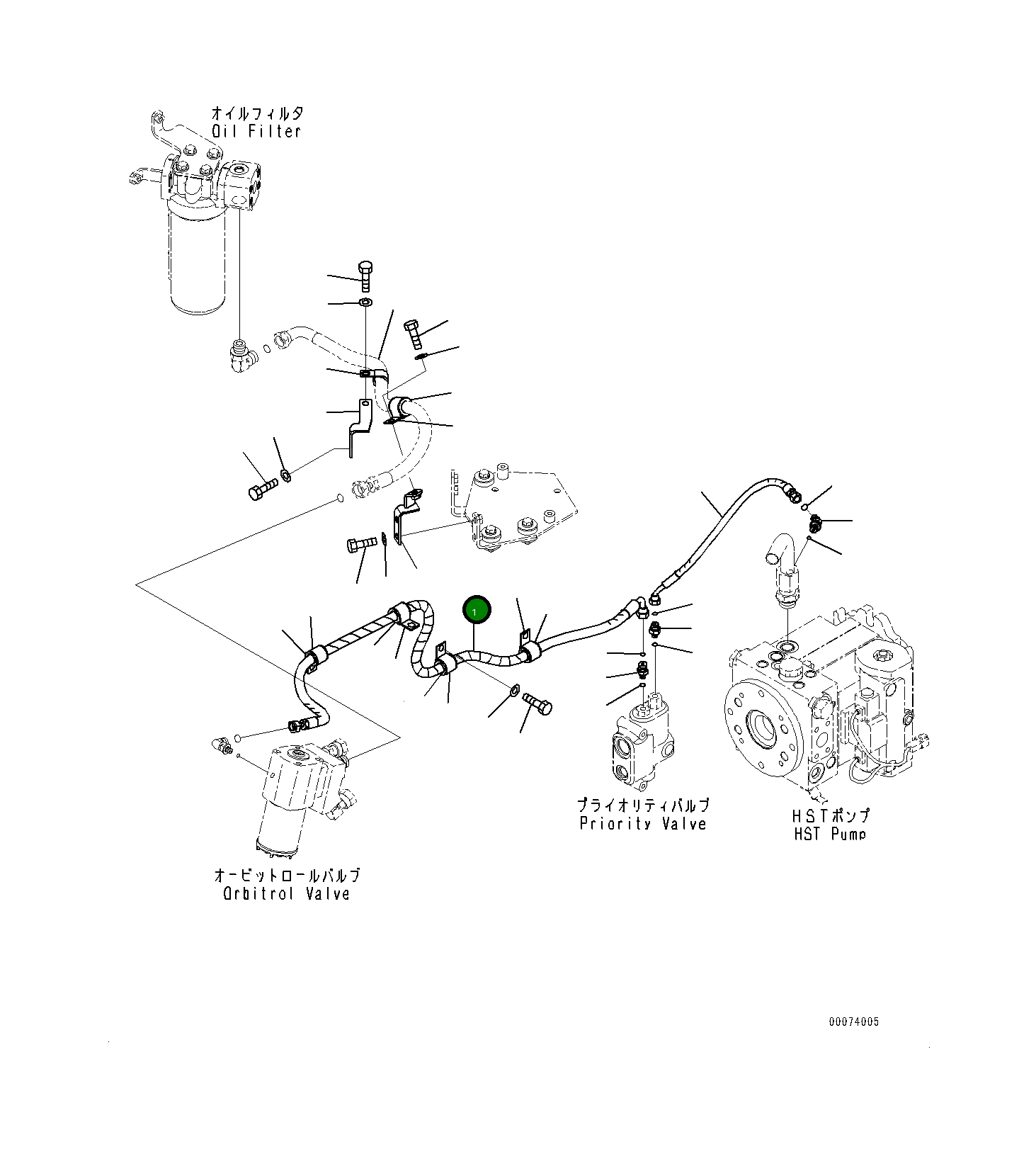 Шланг 419-62-43910 Komatsu