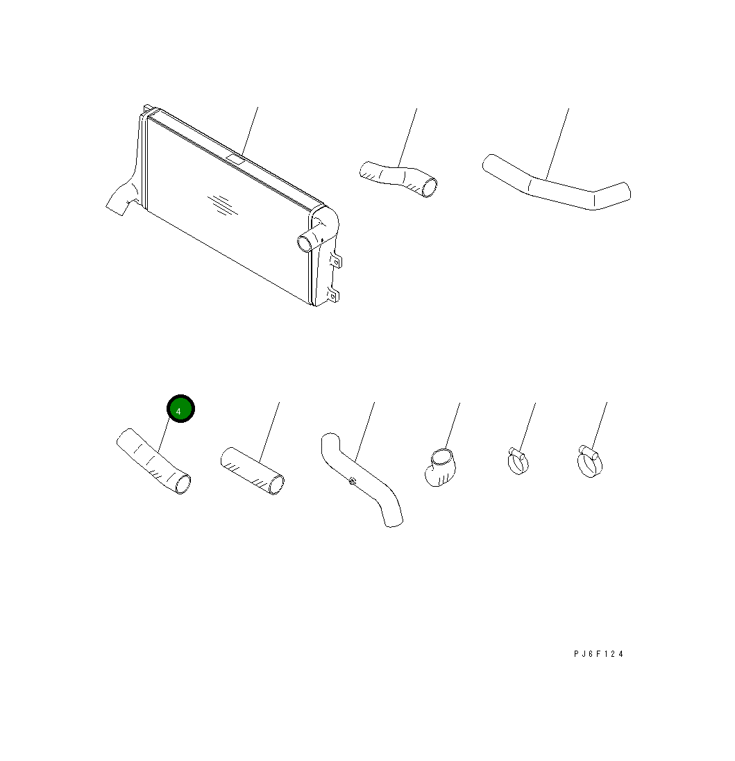 Шланг 6737-11-4820 Komatsu