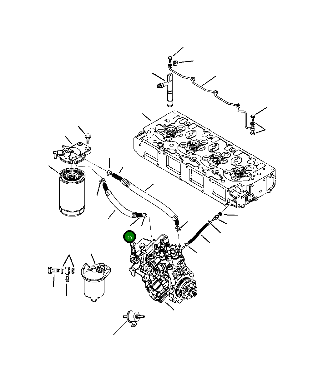 Шланг YM12933559090 Komatsu