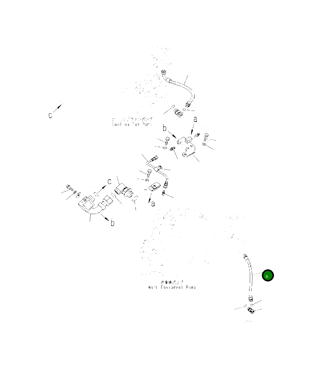 Шланг 425-62-45610 Komatsu