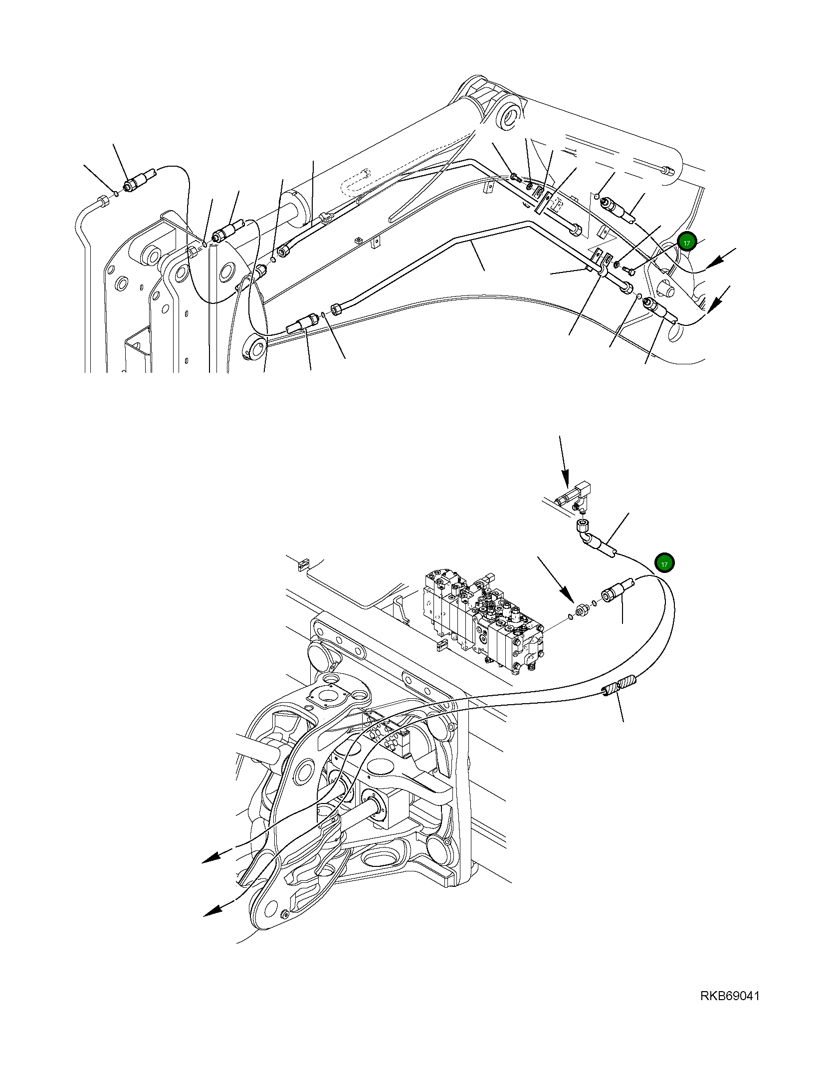 Шланг 42N-62-14521 Komatsu