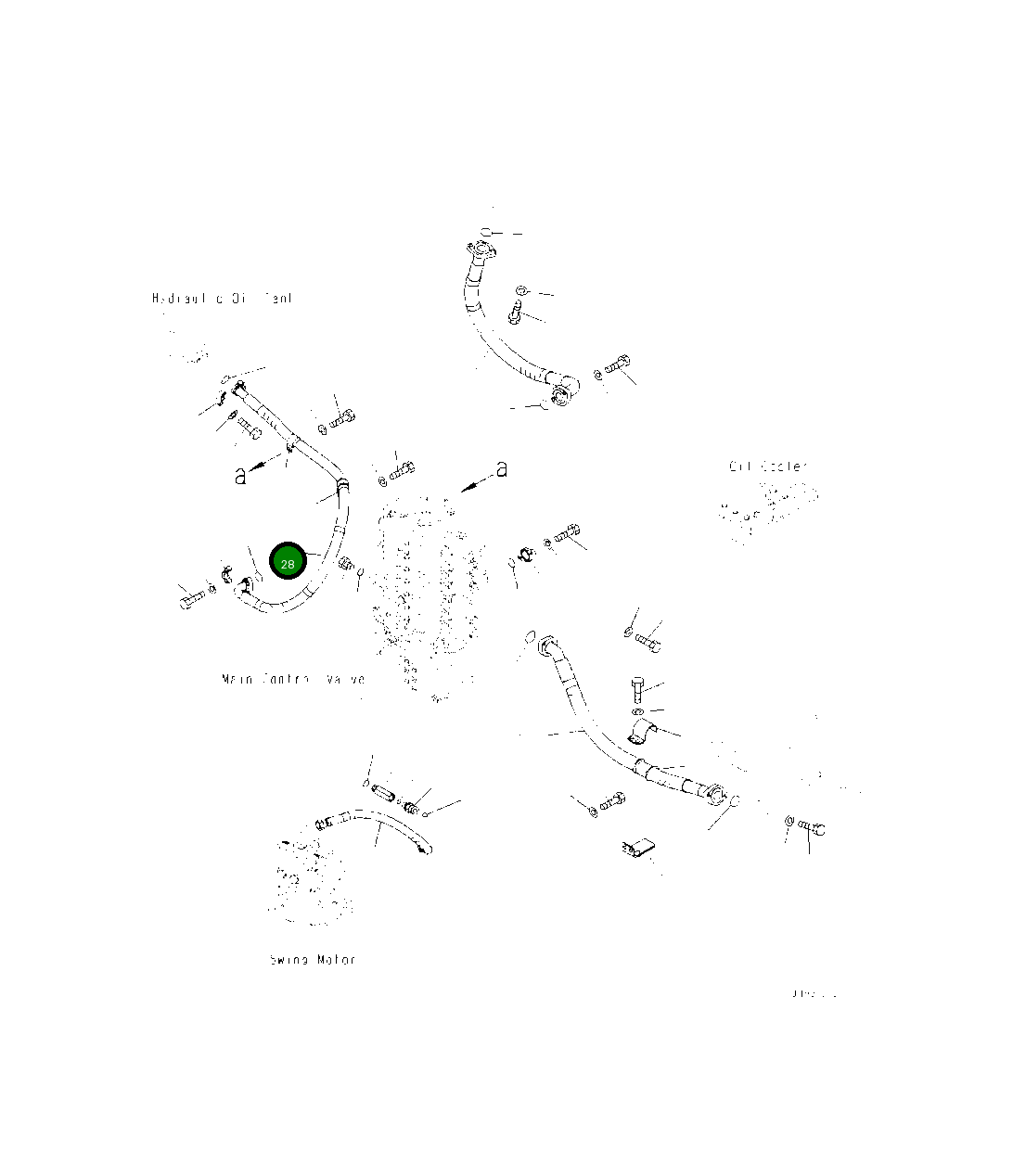 Шланг 2A5-62-15570 Komatsu