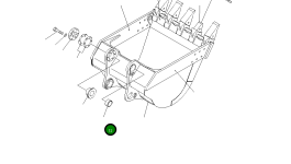 Втулка 21N-70-34180 Komatsu
