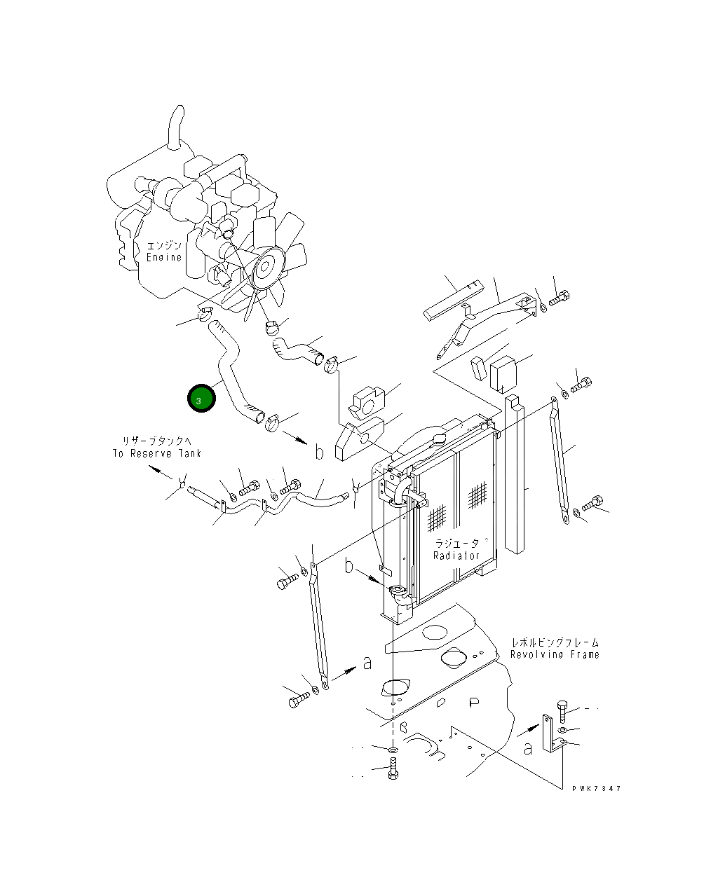 Шланг 22B-03-11250 Komatsu