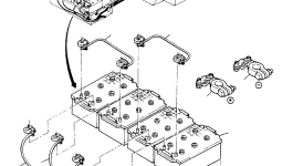 Выключатель аккумулятора 358 265 40 Komatsu