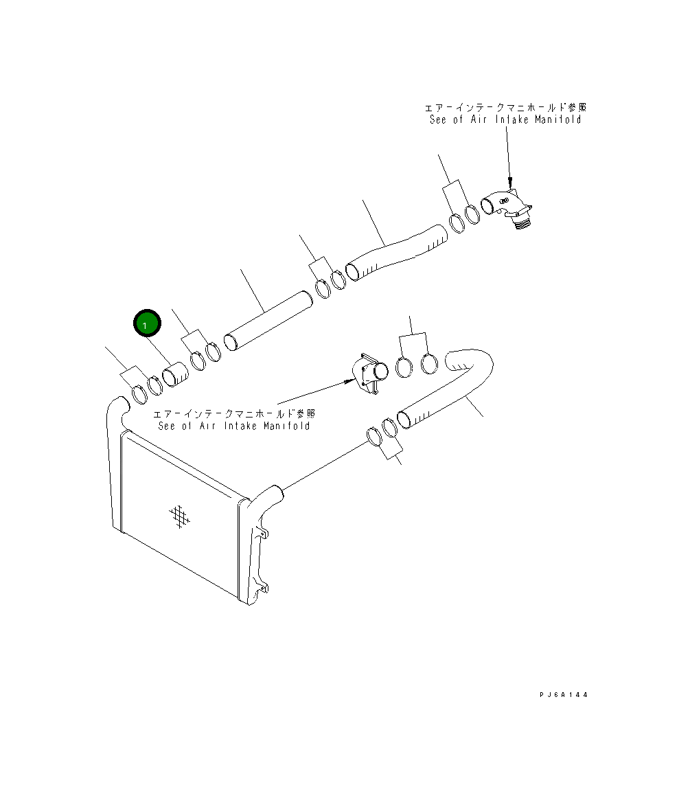 Шланг 6212-12-4260 Komatsu