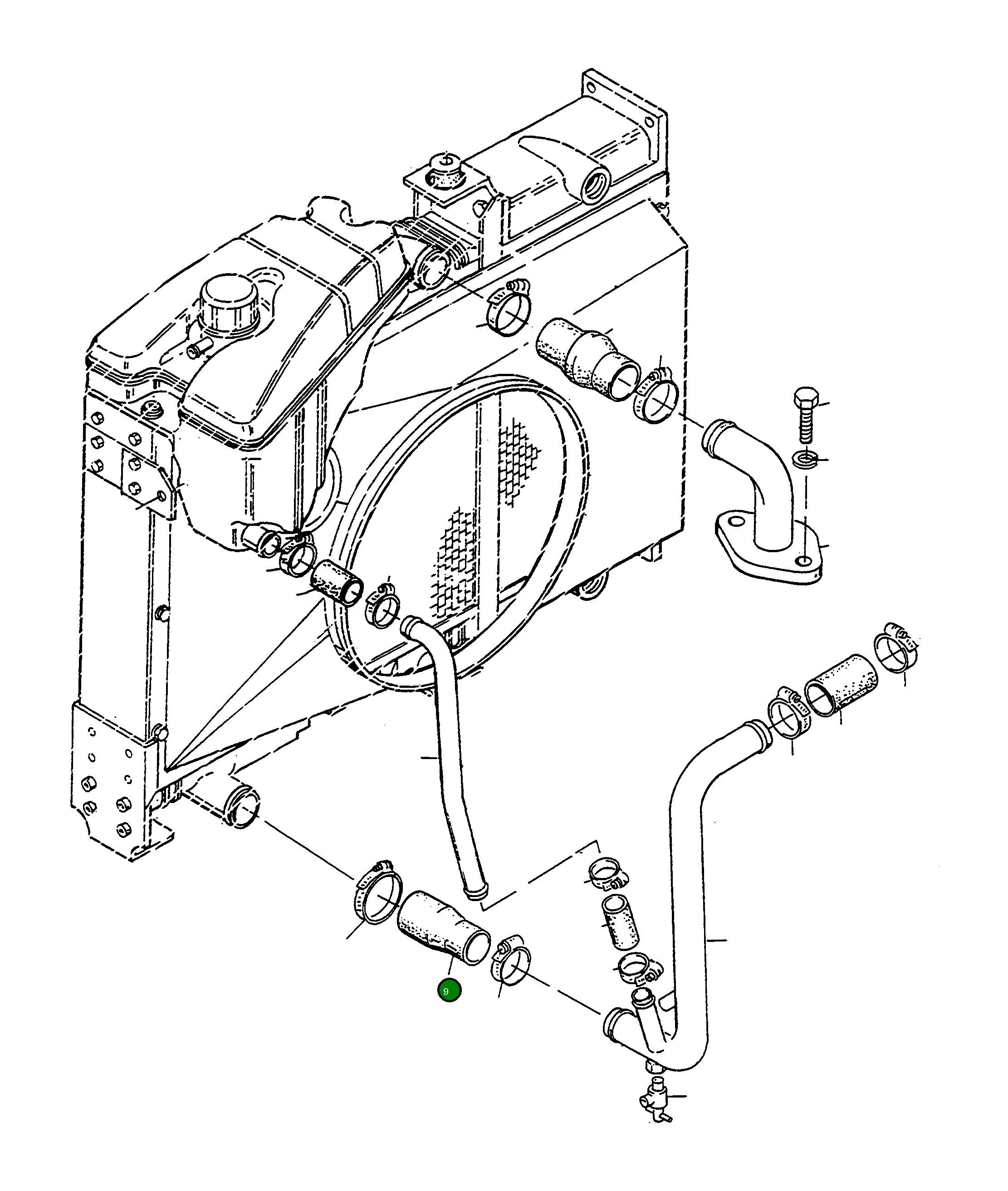 Шланг 4228750M1 Komatsu