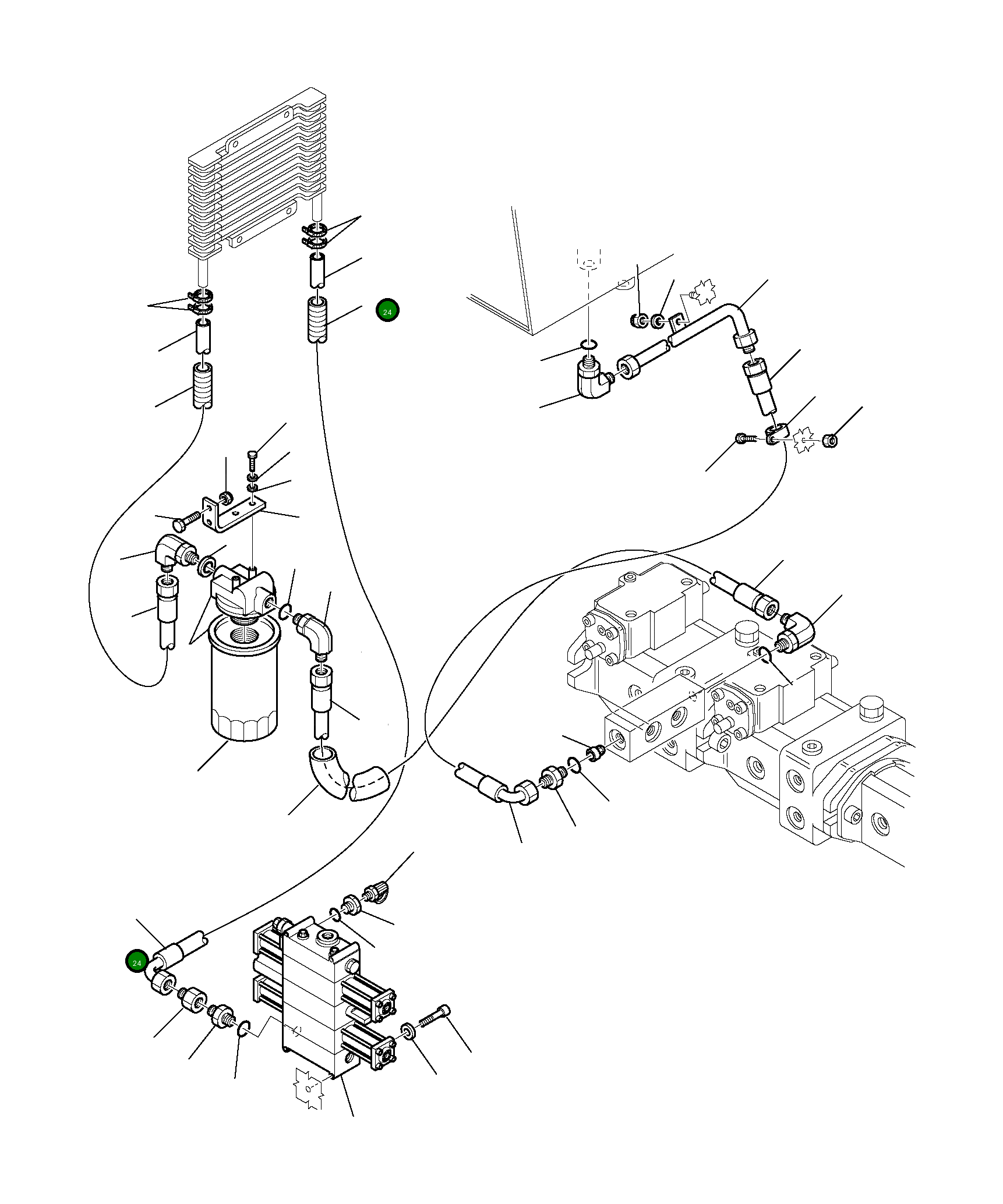 Шланг 392026001 Komatsu