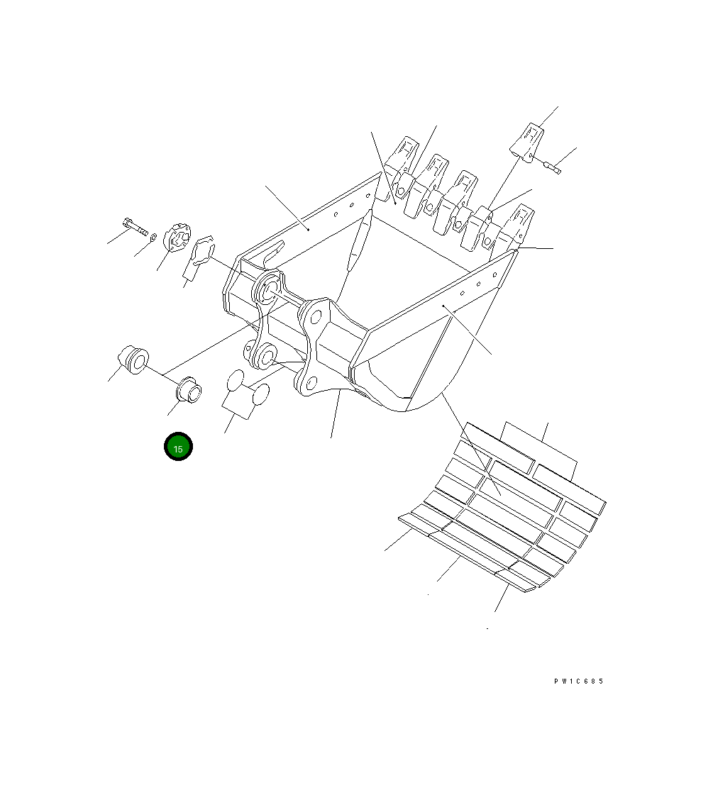 Втулка 207-934-7251 Komatsu