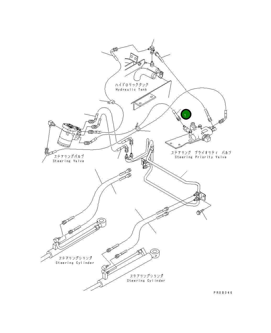 Шланг 415-62-21252 Komatsu