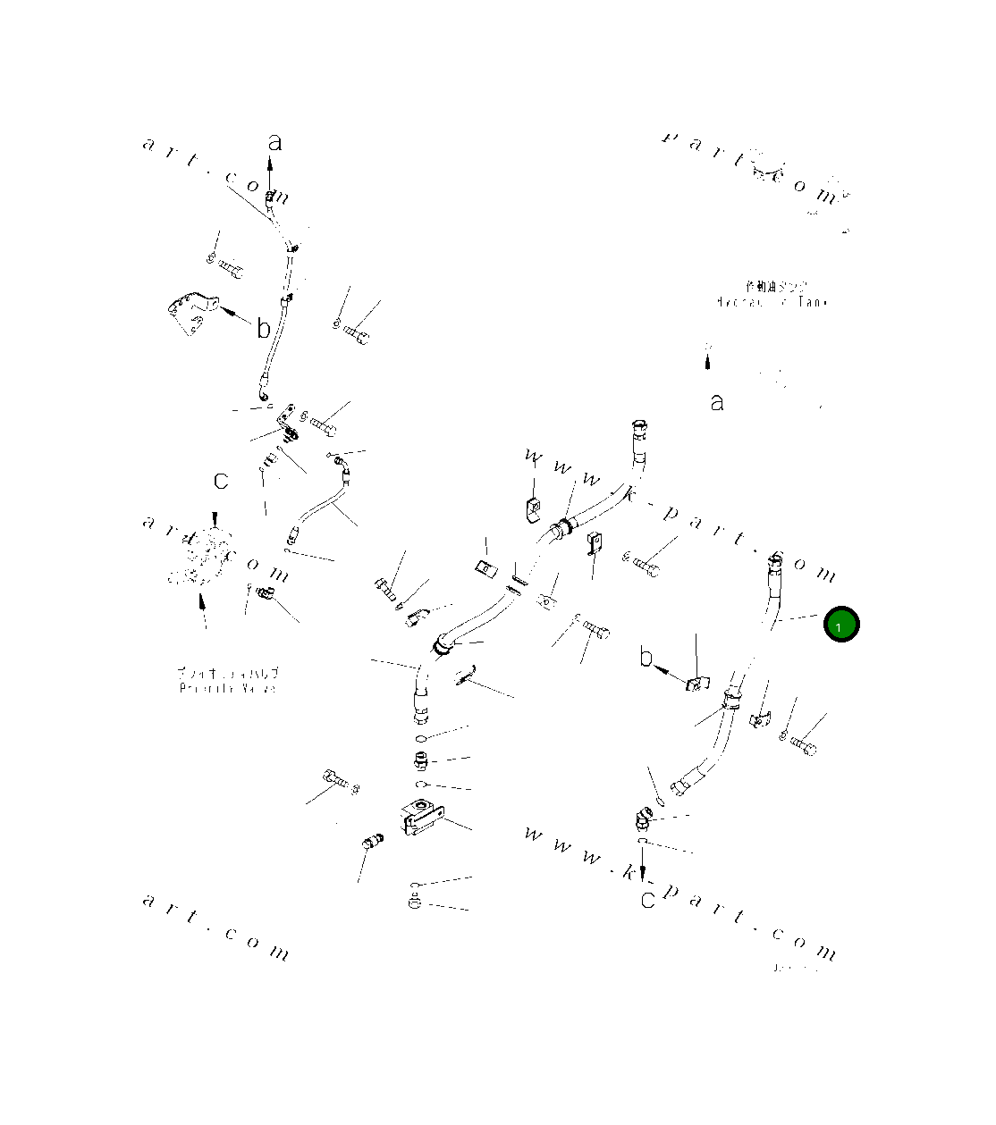Шланг 418-62-62210 Komatsu