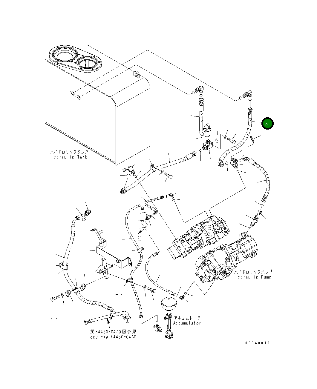 Шланг 423-62-41780 Komatsu