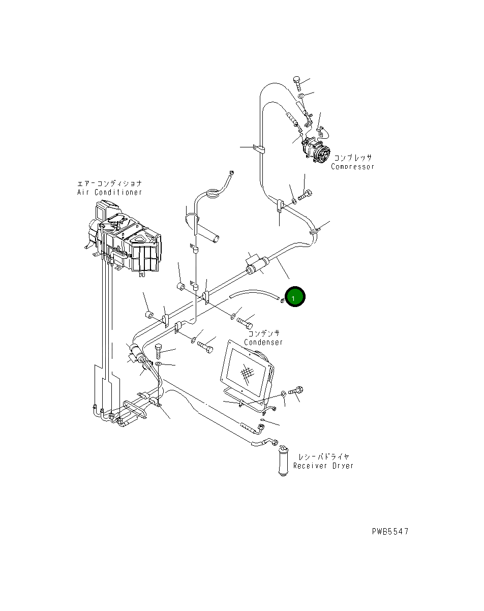 Шланг 20Y-979-5640 Komatsu