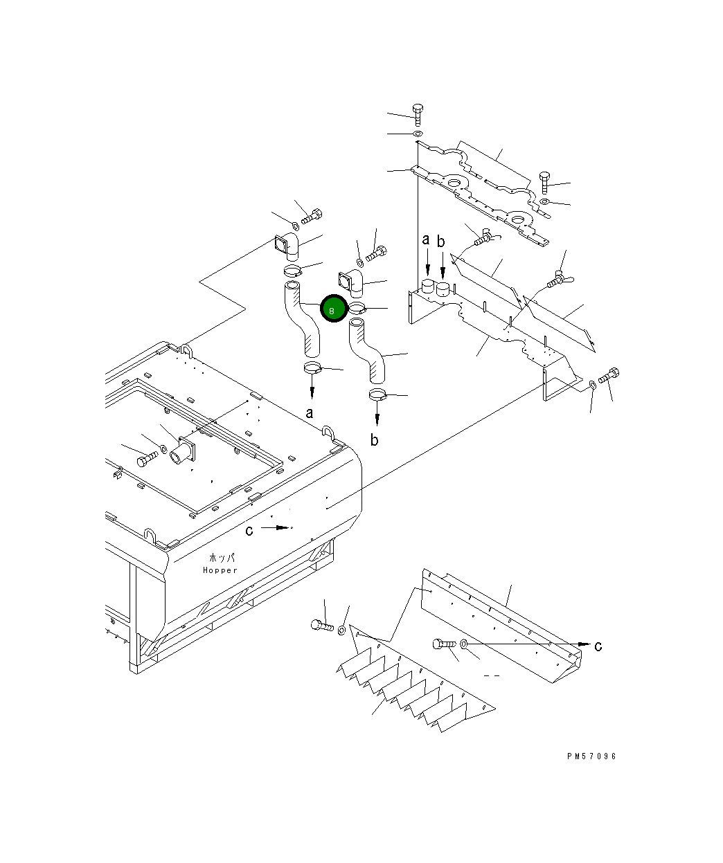 Шланг 277-70-54451 Komatsu