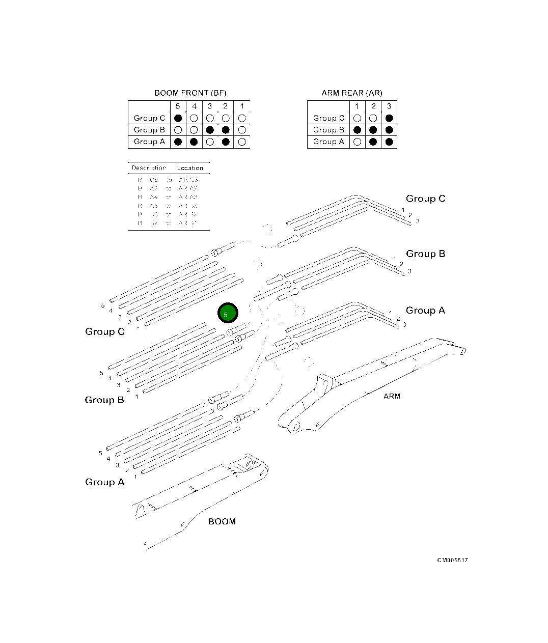 Шланг 4A1-62-20450 Komatsu