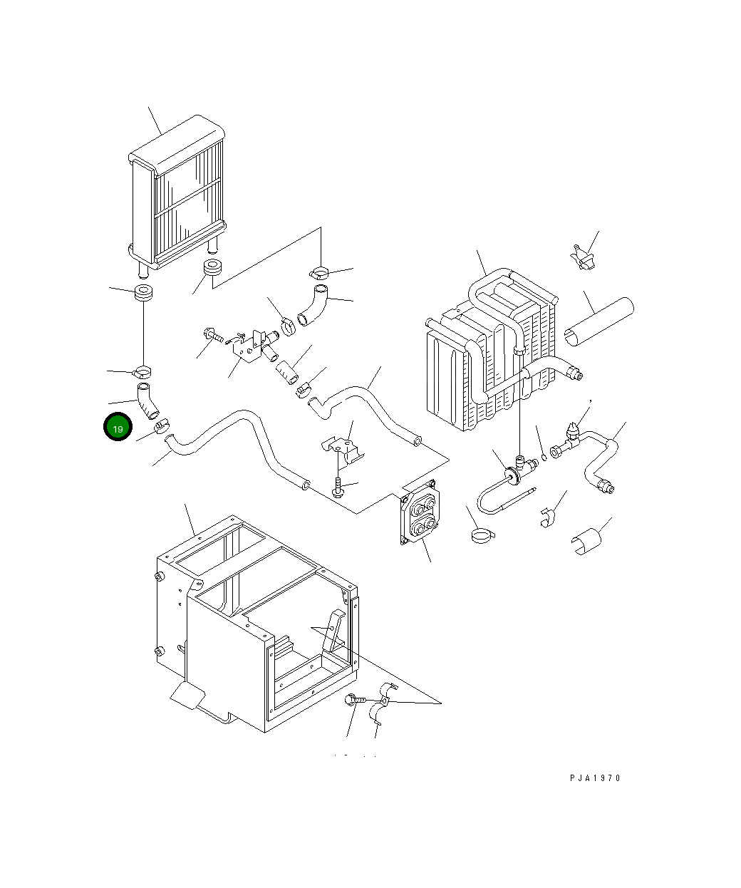 Шланг ND017264-7050 Komatsu