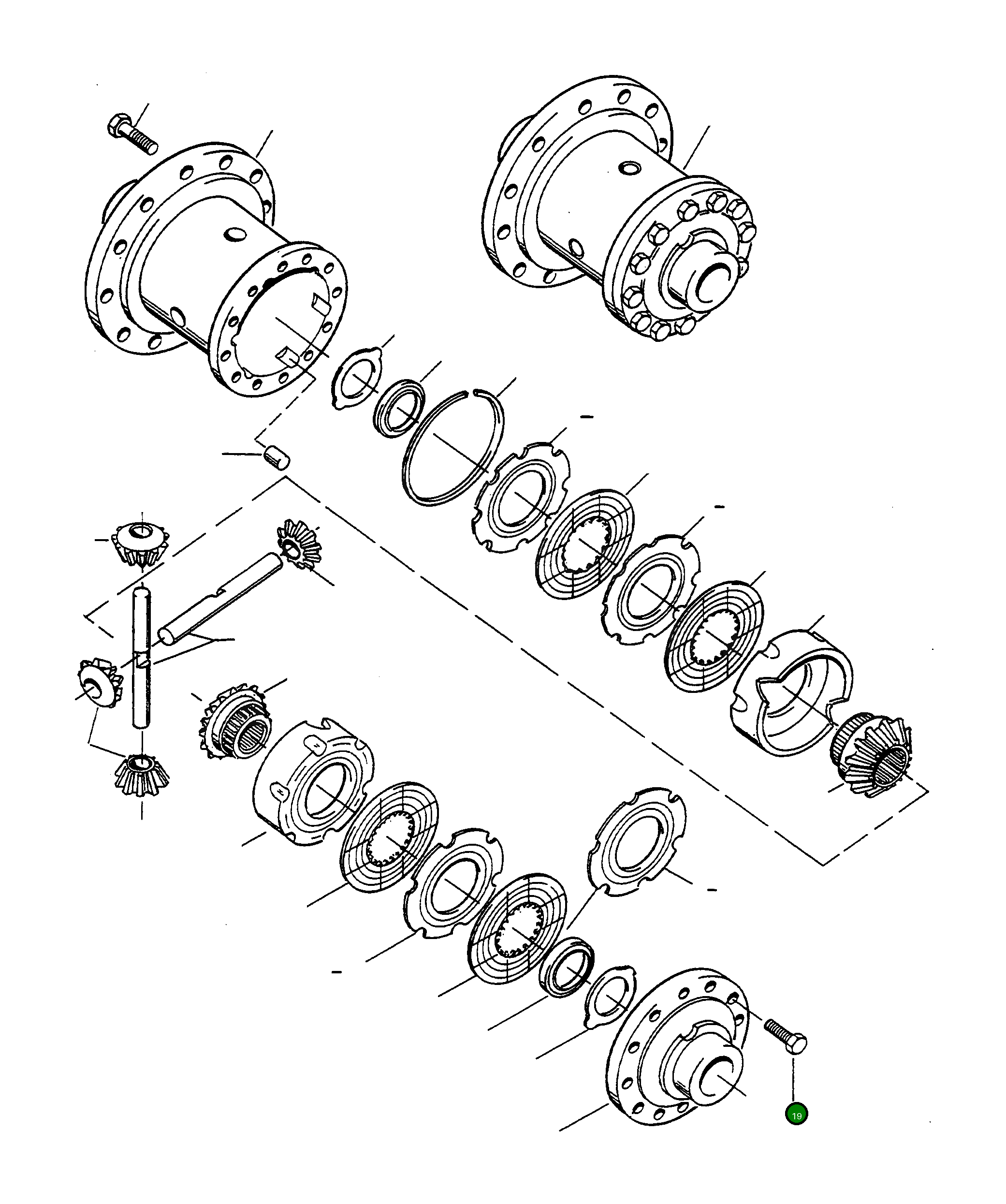 Винт 3235462M1 Komatsu