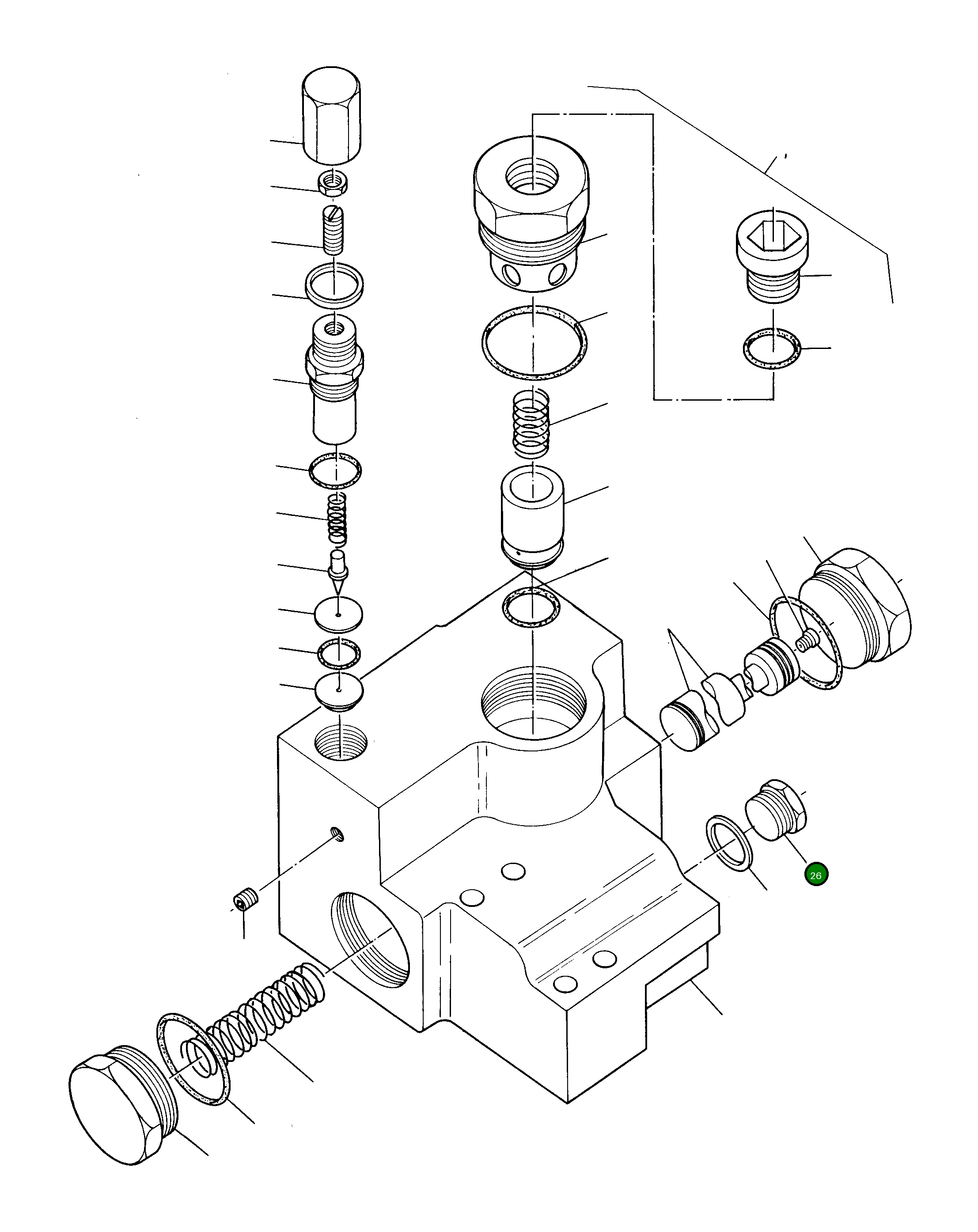 Винт 3031863M1 Komatsu
