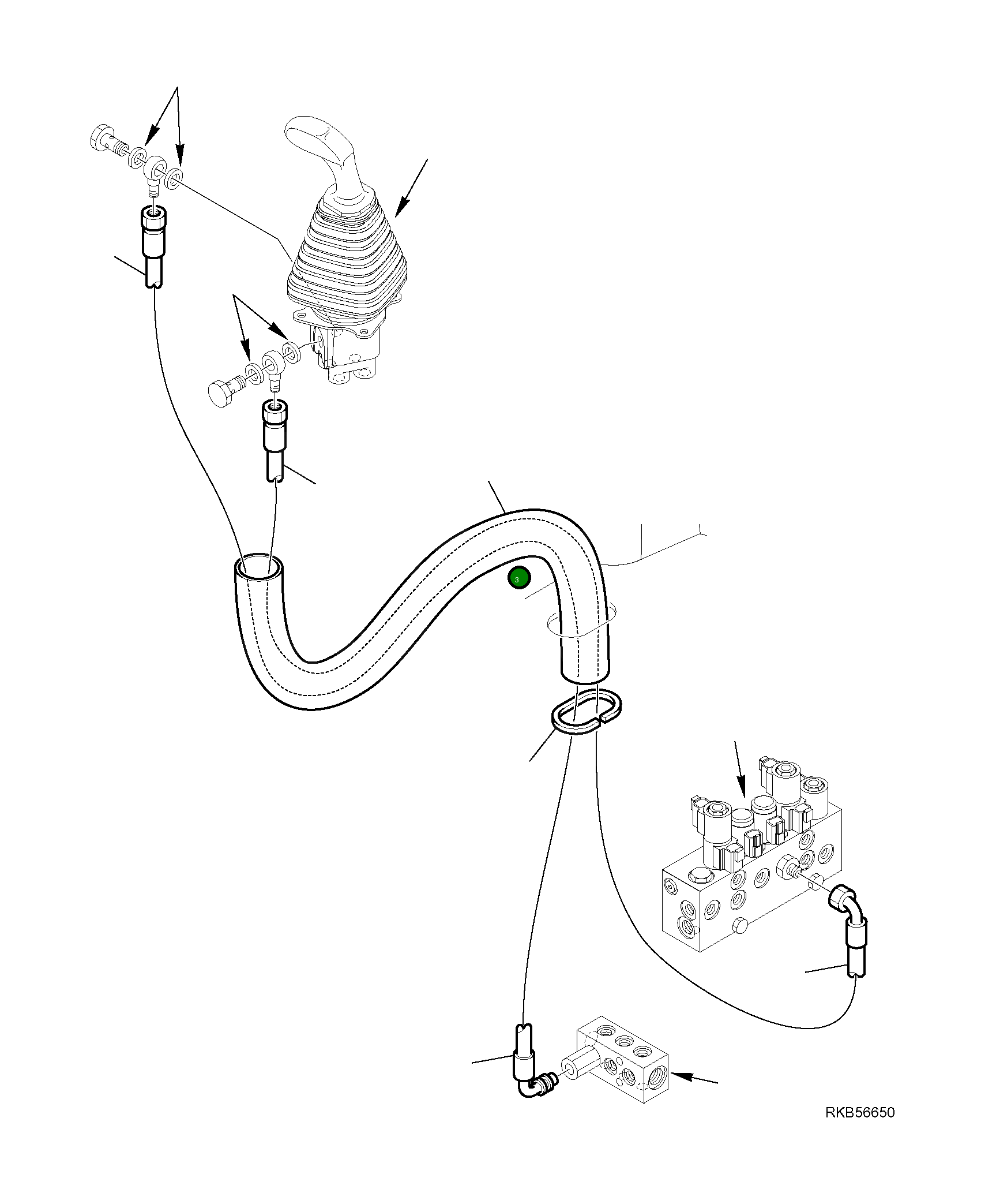Шланг 42N-62-15190 Komatsu