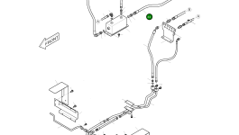 Шланг 2184-1026D327 Komatsu