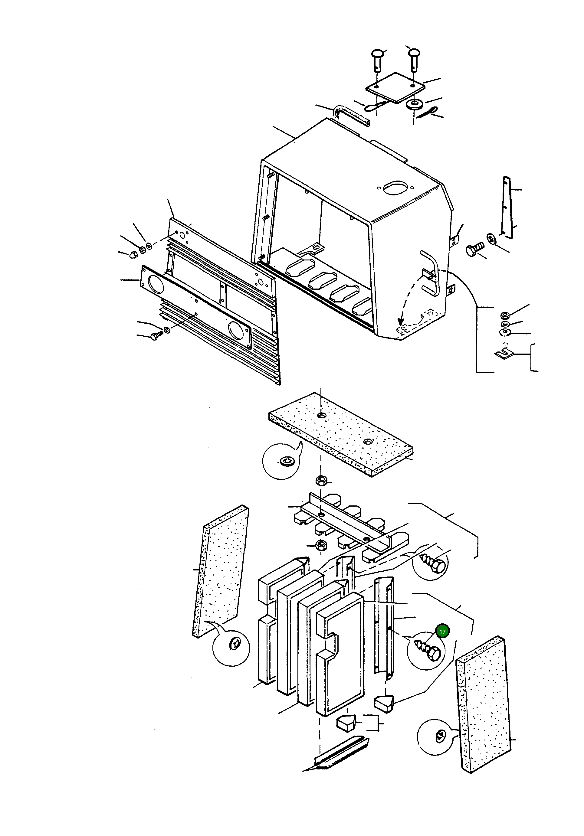 Винт 1442186X1 Komatsu