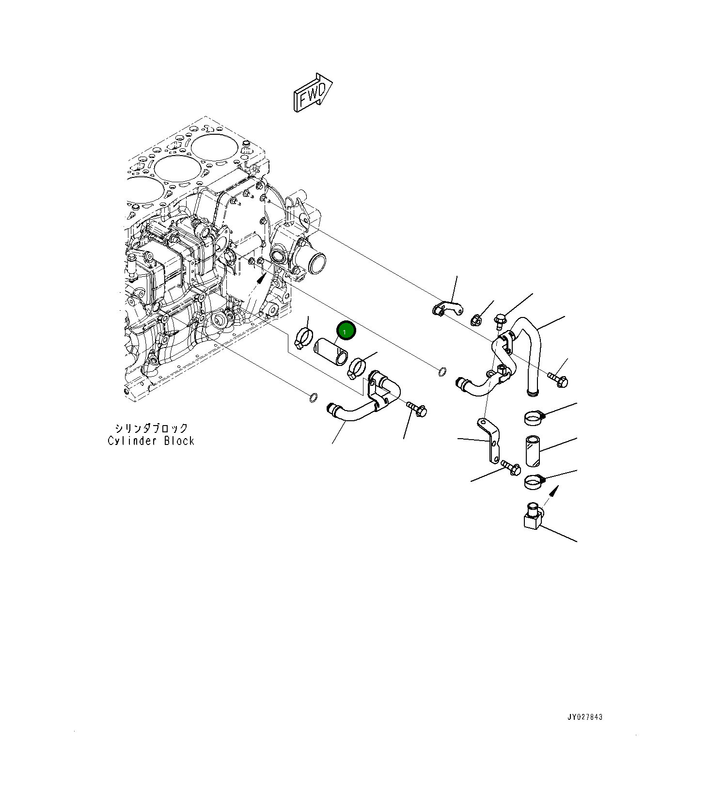 Шланг 6755-61-6340 Komatsu