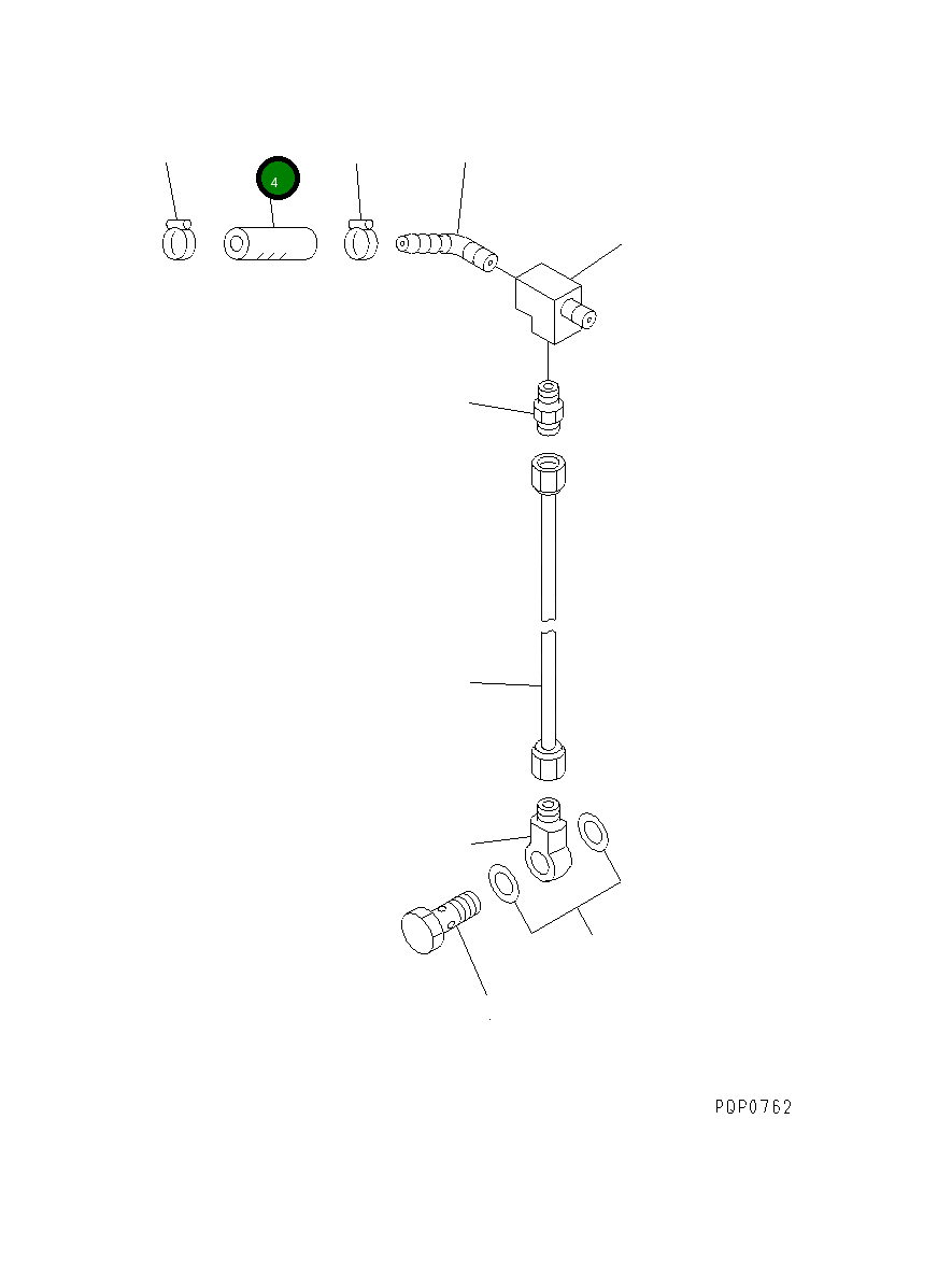 Шланг 6731-11-4540 Komatsu