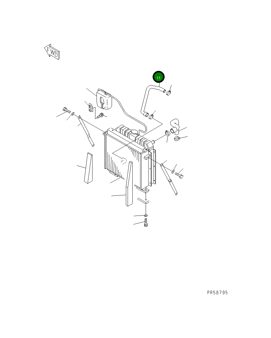Шланг 26A-03-16220 Komatsu
