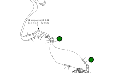 Шланг 21X-62-31381 Komatsu