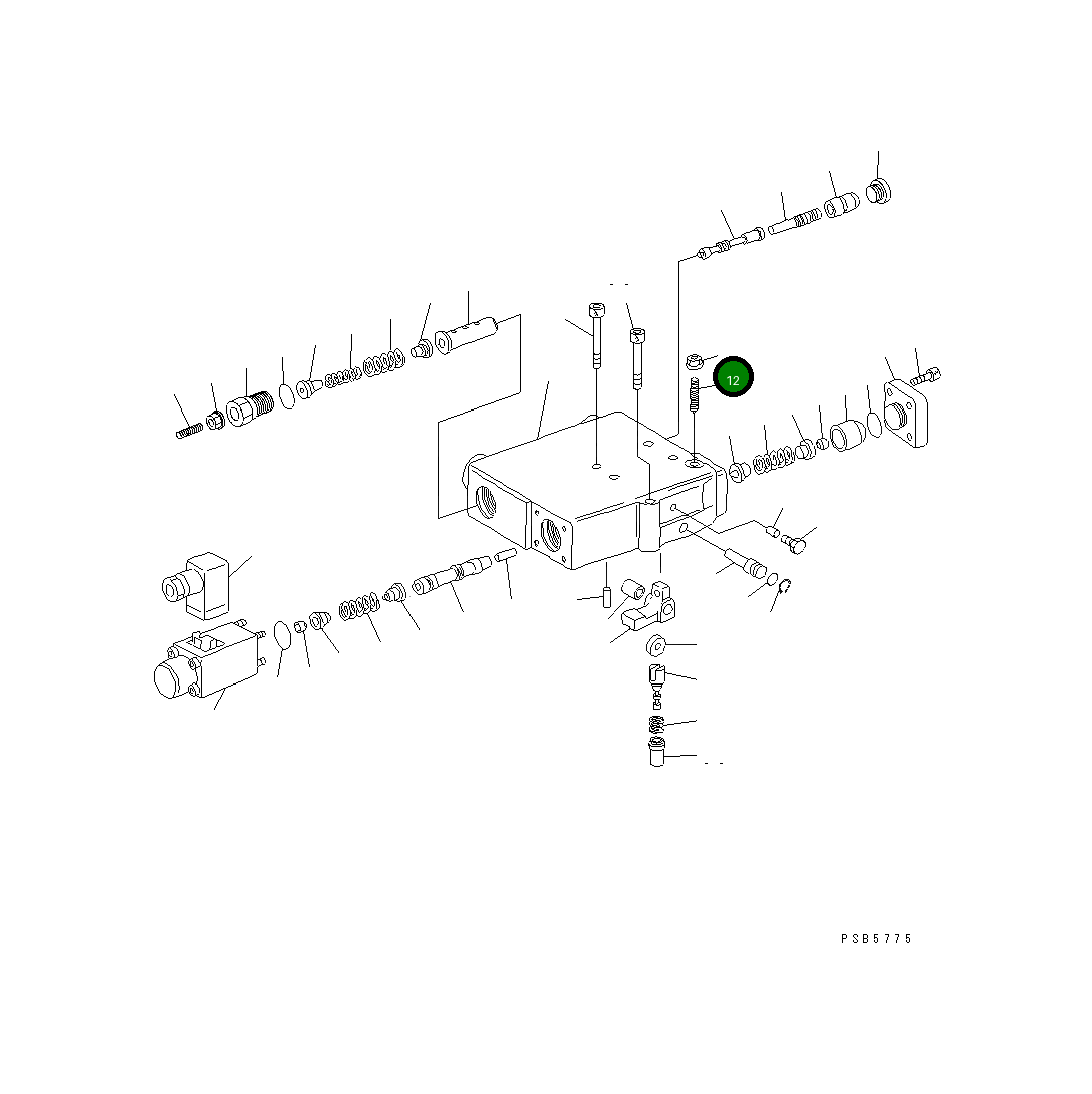 Гайка (KIT A) 21P-60-K3940 Komatsu