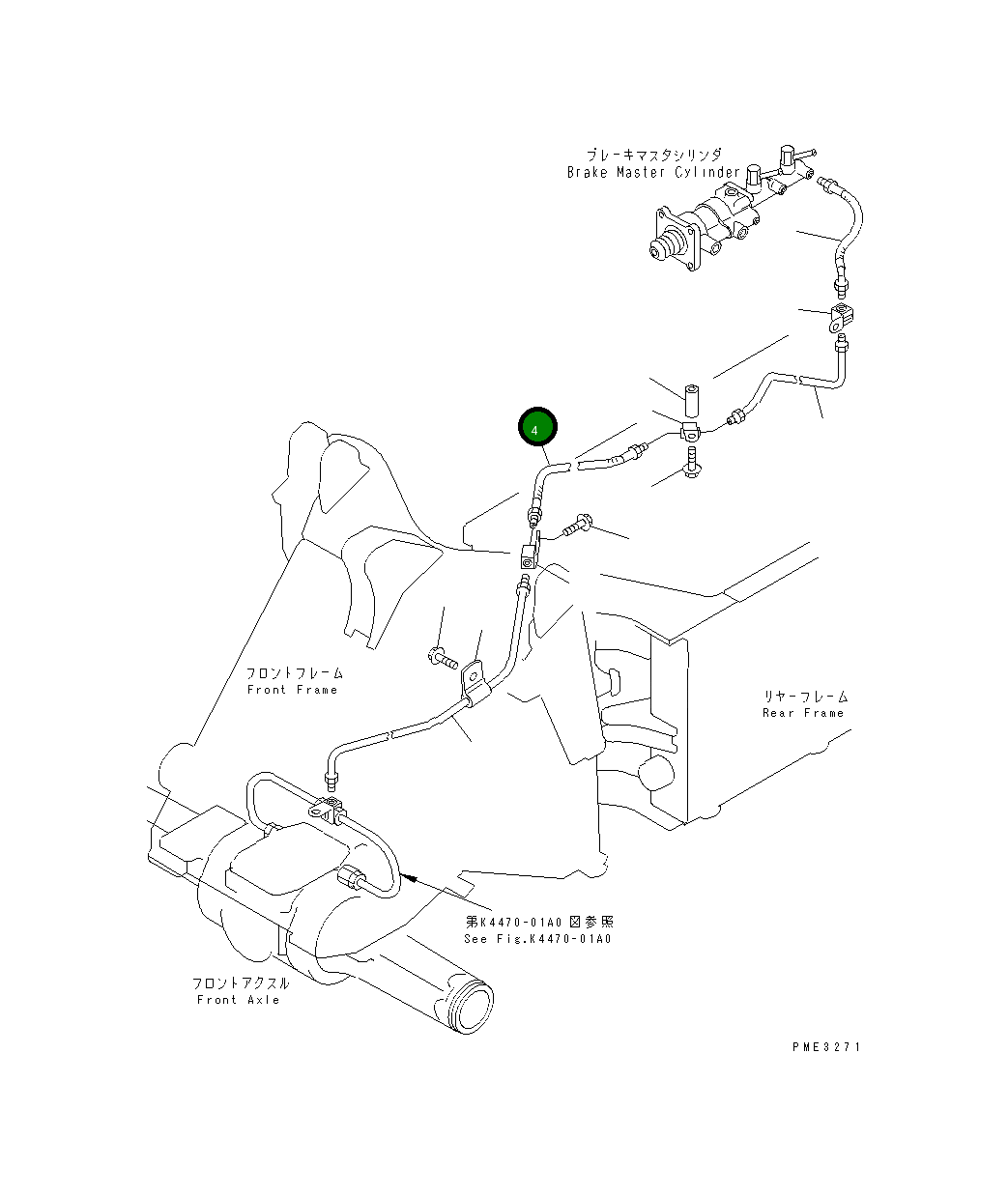 Шланг 417-43-27360 Komatsu