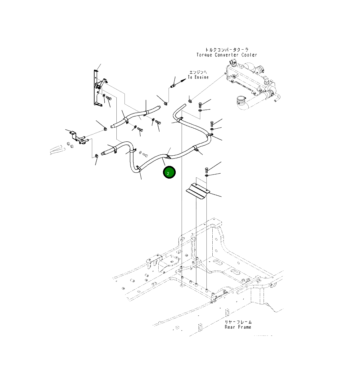 Шланг 421-07-51150 Komatsu