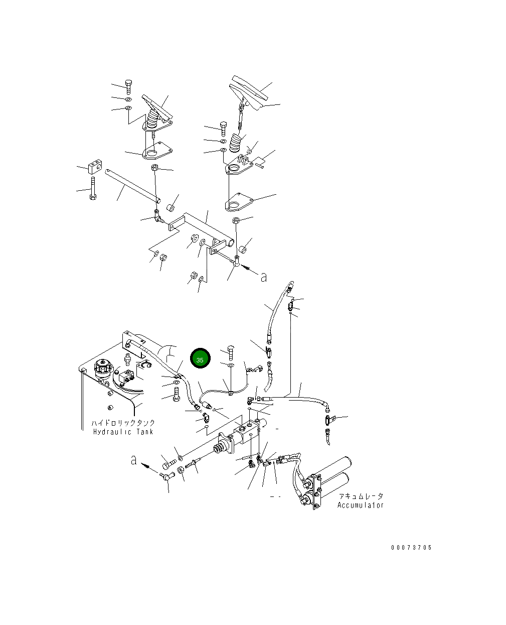 Шланг 419-43-31031 Komatsu