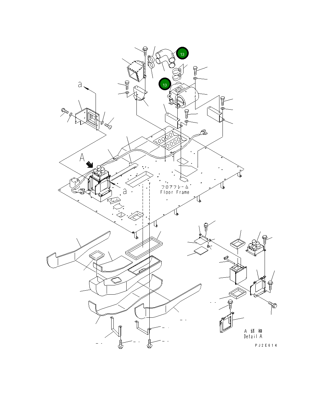Шланг 56B-07-14140 Komatsu