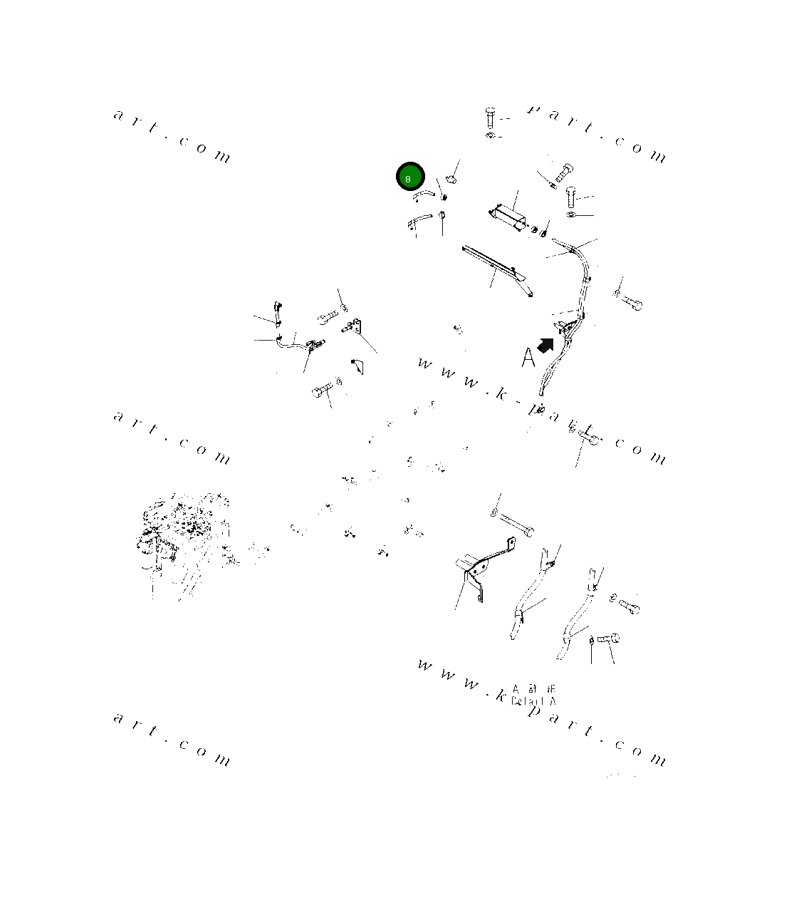 Шланг 423-02-61282 Komatsu