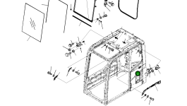 Гайка 0158431008 Komatsu