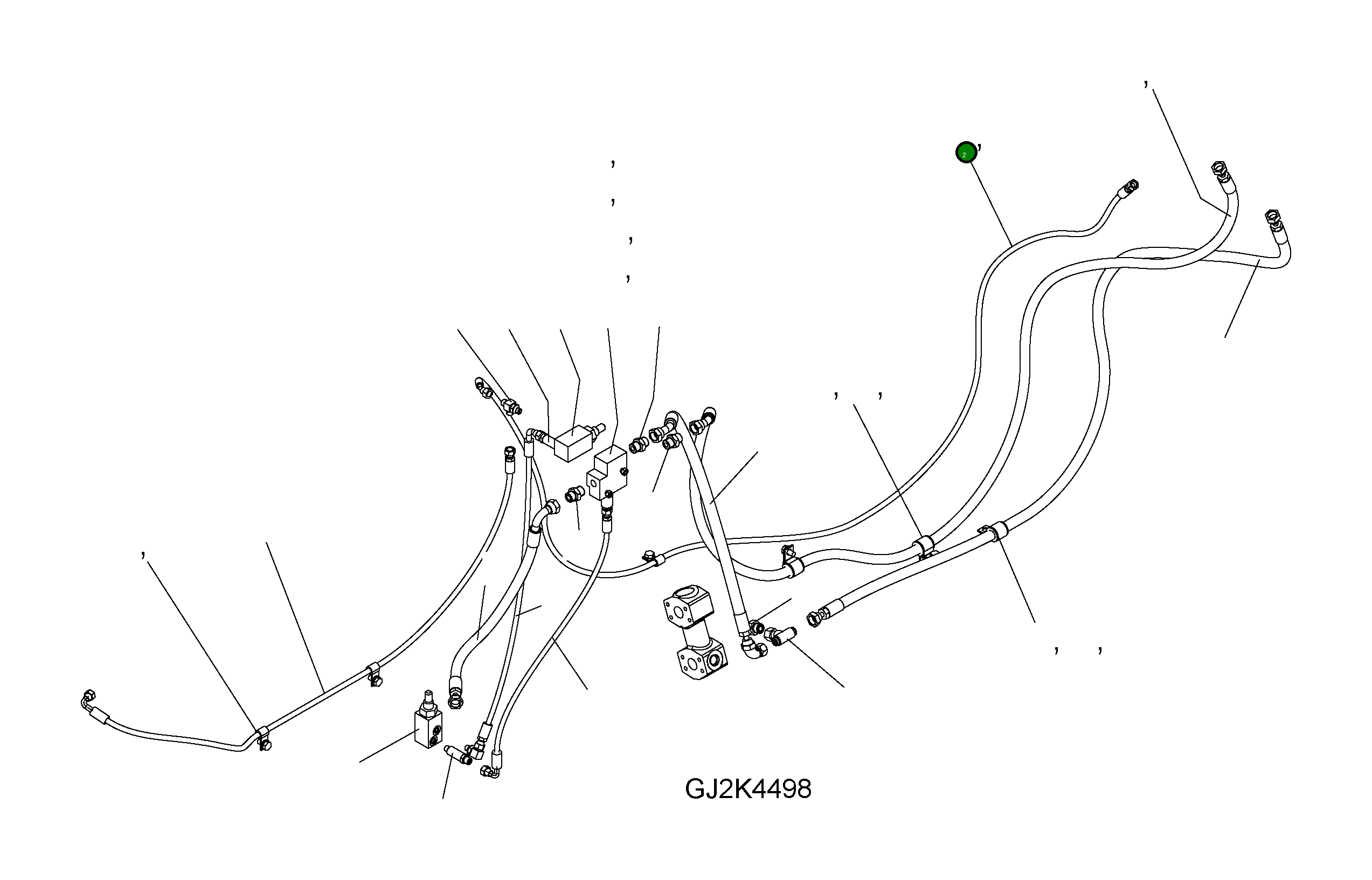 Шланг 416-03-H3210 Komatsu