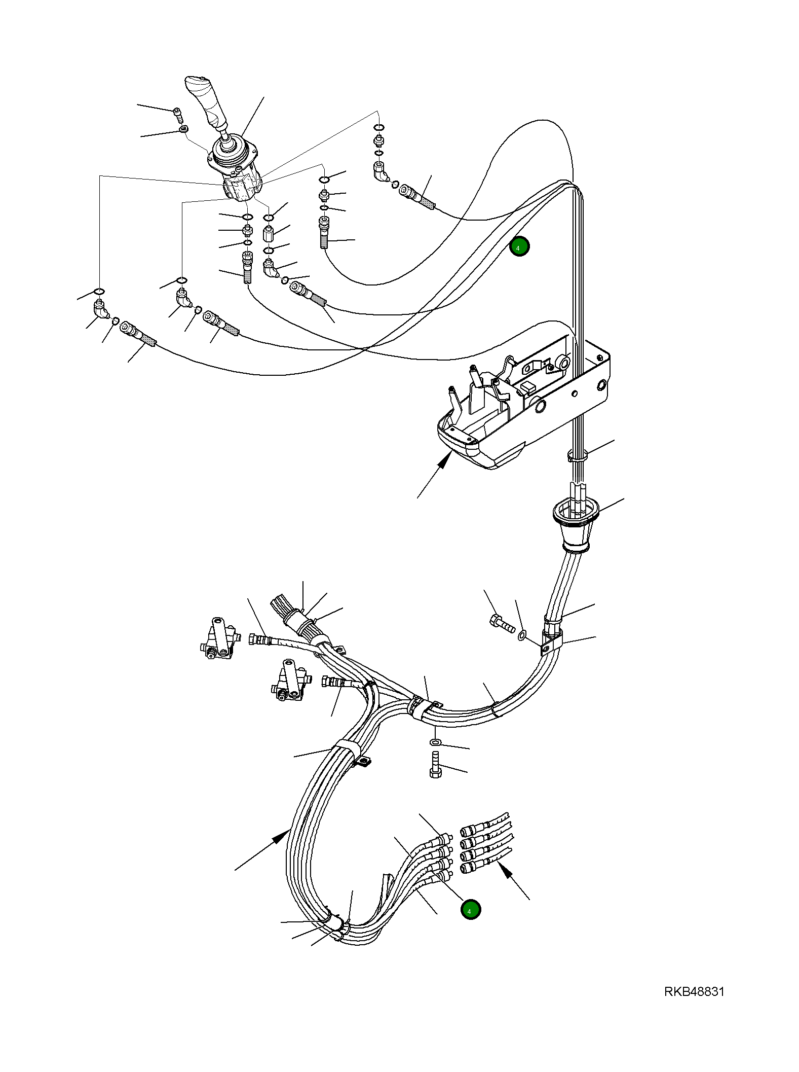 Шланг 22M-62-R3252 Komatsu