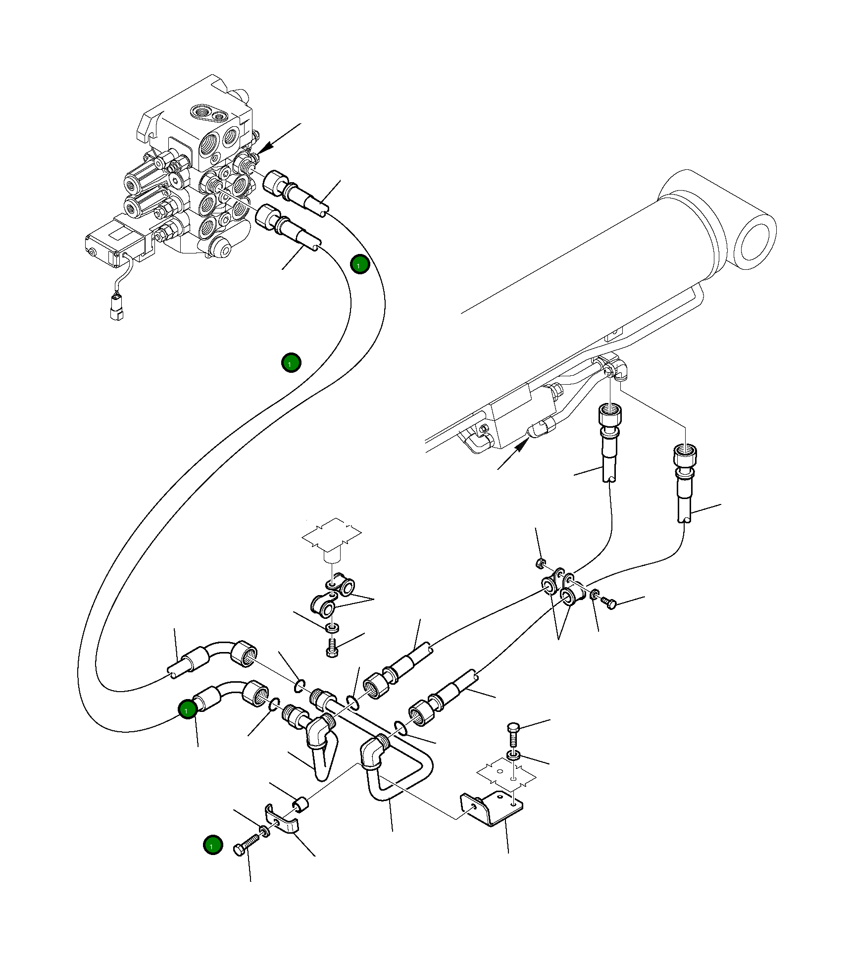 Шланг 395-62-14600 Komatsu