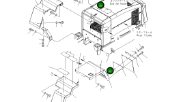 Гайка 01580-61210 Komatsu