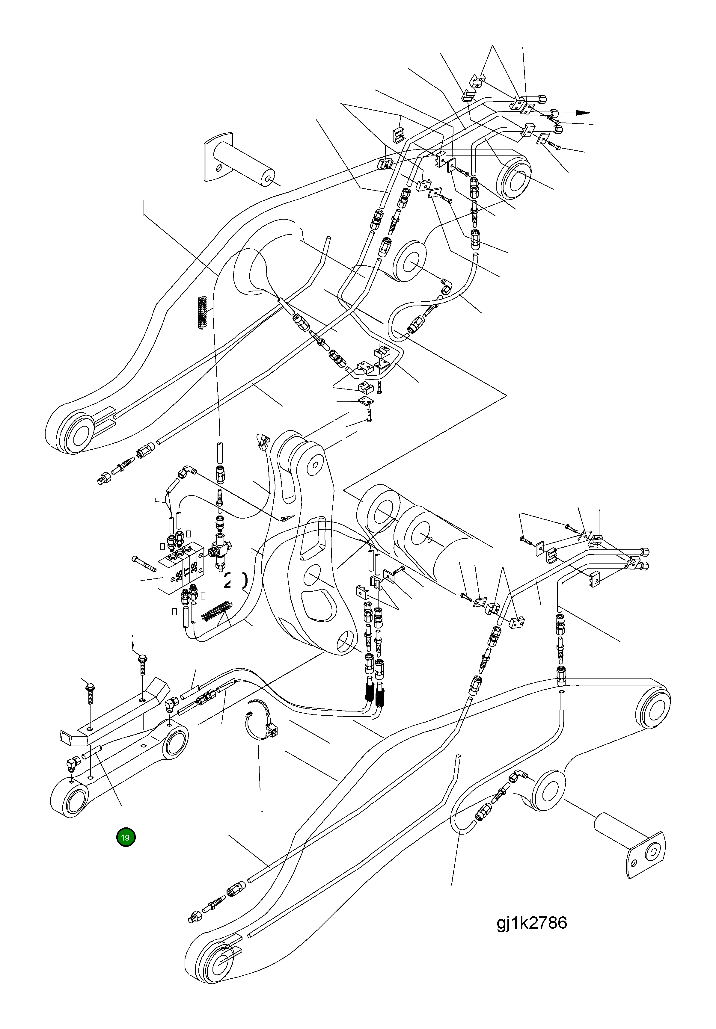 Шланг 425-S95-H190 Komatsu