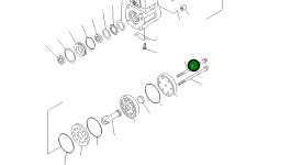 Винт 23D-40-31510 Komatsu