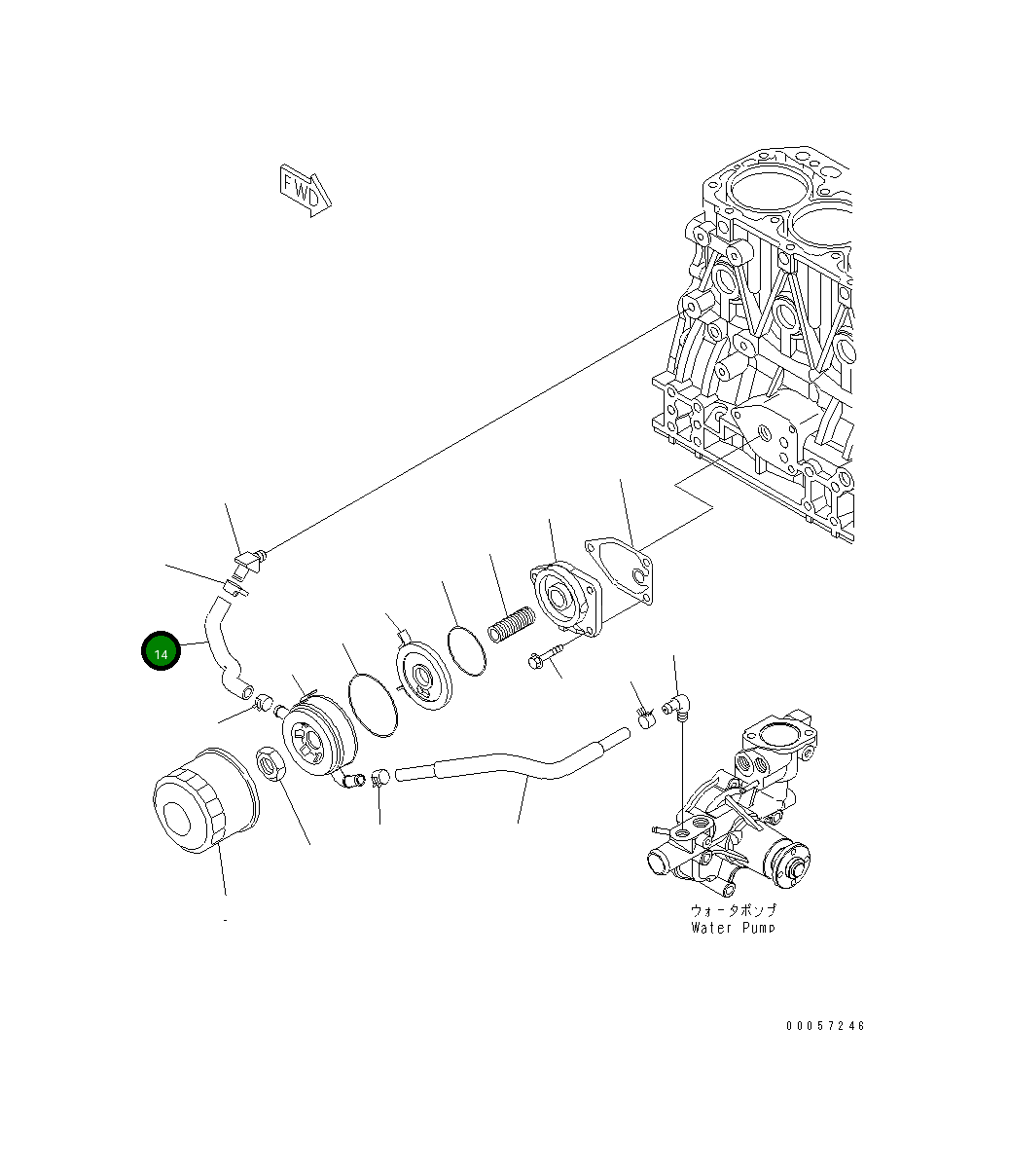 Шланг YM129648-49040 Komatsu