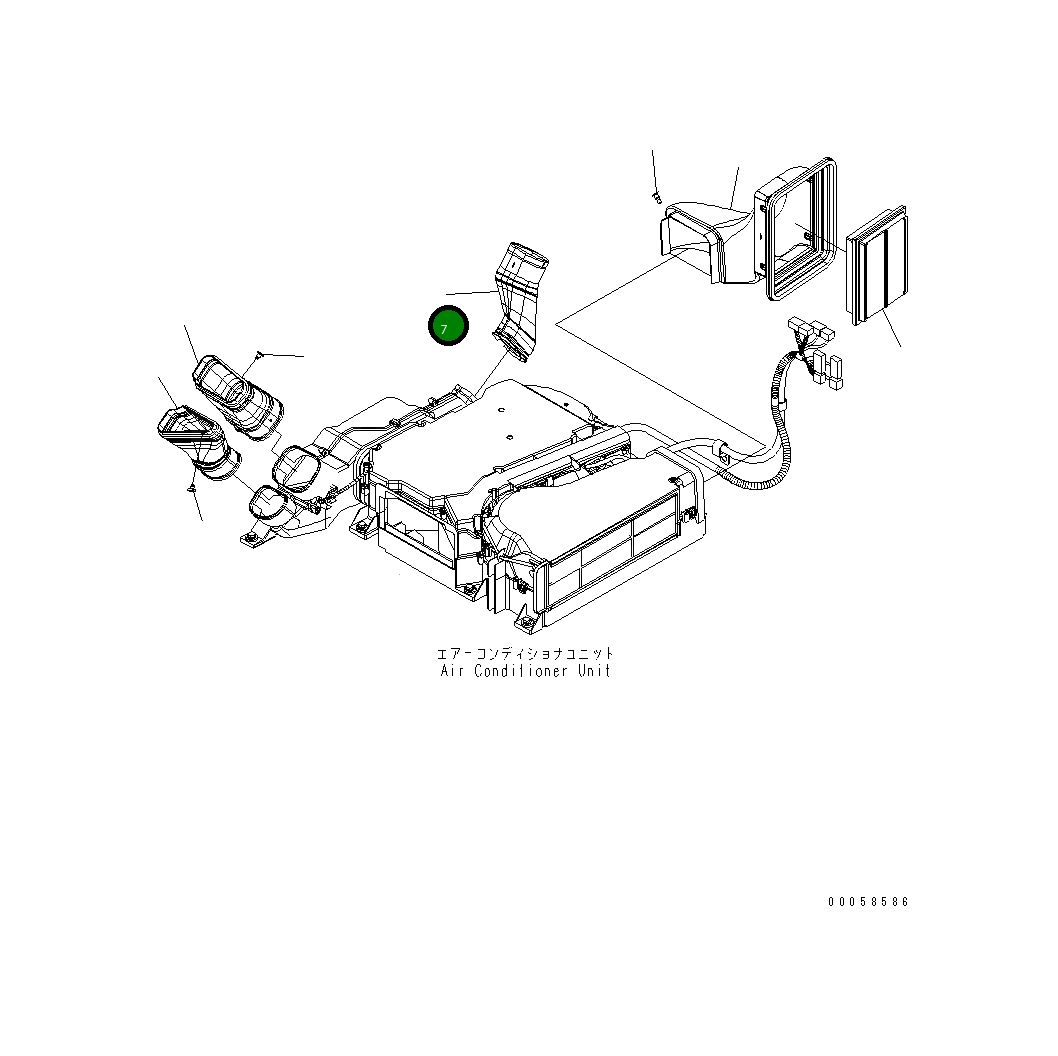 Воздуховод 22B-979-2741 Komatsu